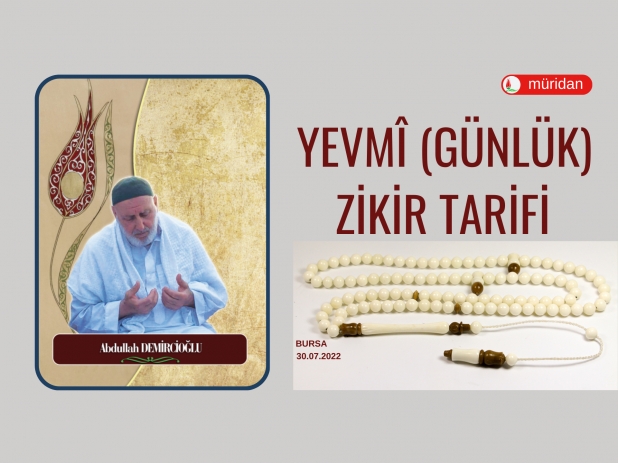 Yevmî (Günlük) Zikir Tarifi