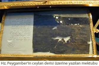 Efendimizin Mektubu Topkapı Sarayında