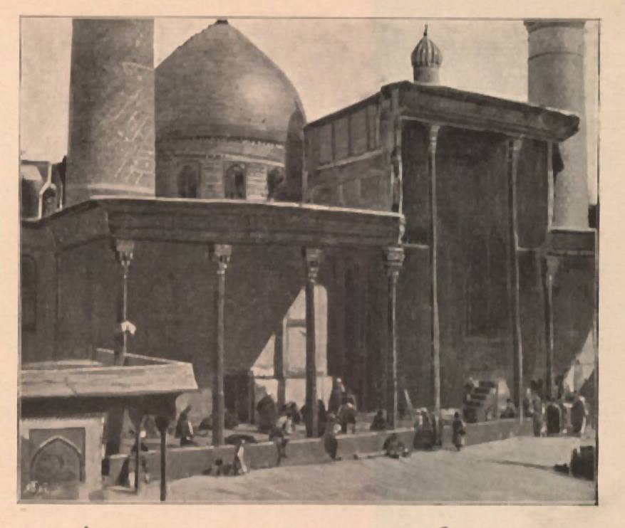 1312/1896 Tarihinde, Osmanlı İdaresinde Irak-Kerbelâ'da, Şehîd-i Deşt-i Kerbelâ, Hz. İmam Huseyin'in (r.a) Türbesi/Atebe-i Ulyası. Servet-i Fünûn Mecmuâsı, Sayı:329