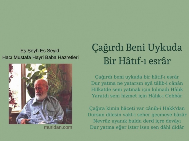 Hacı Mustafa Hayri Baba Hz. - Çağır