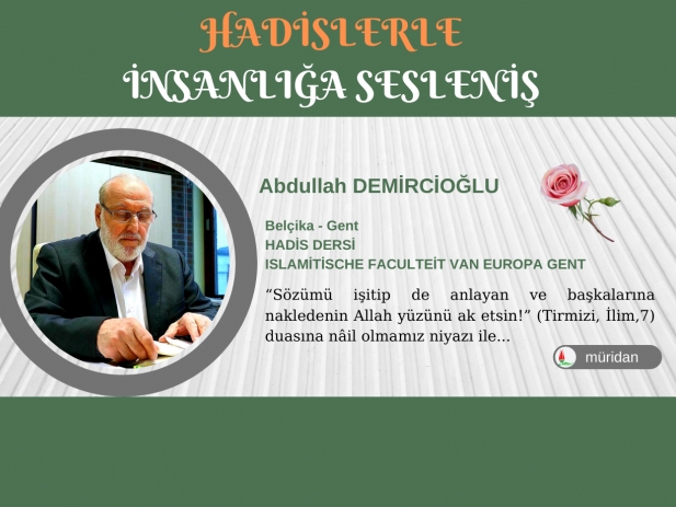 Abdullah Demircioğlu - Hadis Dersi 24.11.2021 (1.Bölüm)