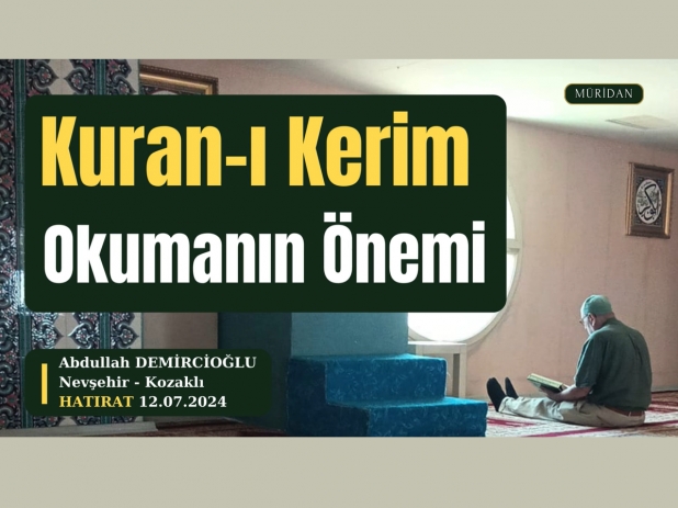 HATIRAT | Kuran- Kerim Okumann nemi | Abdullah DEMRCOLU