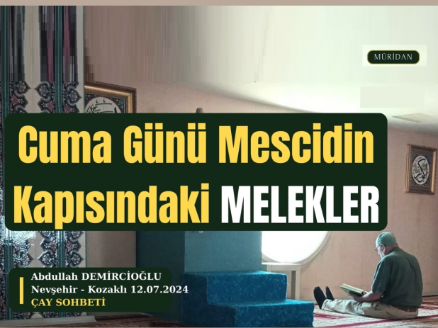 Cuma Gn Mescidin Kapsndaki Mele